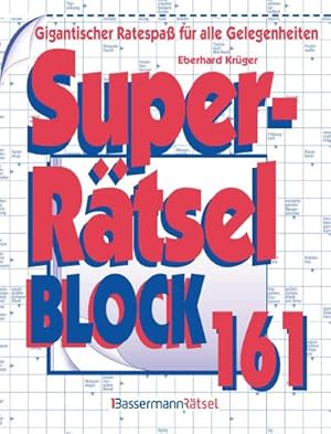 Seller image for Superrtselblock 161: Gigantischer Ratespa fr alle Gelegenheiten for sale by Rheinberg-Buch Andreas Meier eK