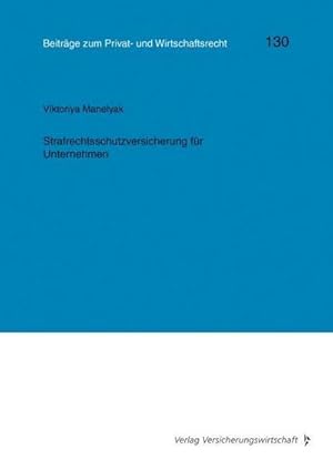 Bild des Verkufers fr Strafrechtsschutzversicherung fr Unternehmen zum Verkauf von Rheinberg-Buch Andreas Meier eK
