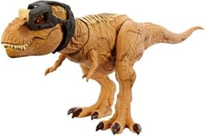 Imagen del vendedor de Jurassic World NEW Feature T-Rex : Einzigartiger Look! Abnehmbare Tracking-Ausrstung und ein Wstenlook zeichnen diese Tyrannosaurus-Rex-Figur aus. Diese Ausgabe des beliebten Dinosauriers verleiht jeder Sammlung das gewisse Etwas. a la venta por AHA-BUCH GmbH