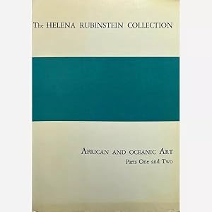 The Helena Rubinstein Collection . African Art. Parts One and Two