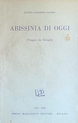 Immagine del venditore per ABISSINIA DI OGGI (VIAGGIO DI ETIOPIA) venduto da libreria minerva