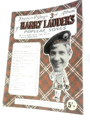 Bild des Verkufers fr Francis & Day's 3rd Album Of Harry Lauder's Popular Songs (Sheet Music) zum Verkauf von World of Rare Books