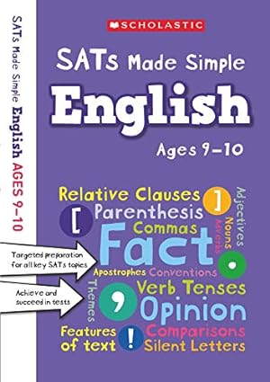 Bild des Verkufers fr English Practice and Revision Workbook For Ages 9-10 (Year 5) Covers all key topics with answers (SATs Made Simple) zum Verkauf von WeBuyBooks 2