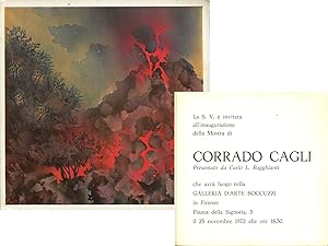 Immagine del venditore per Corrado Cagli (Brochure e invito) venduto da Studio Bibliografico Marini