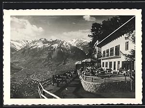 Bild des Verkufers fr Cartolina Hafling, Hotel Caff Belvedere zum Verkauf von Bartko-Reher