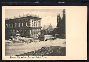 Cartolina Florenz, Blick auf den Dom vom Boboli Garten