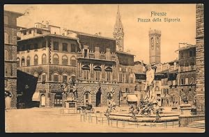 Cartolina Firenze, Piazza delle Signoria