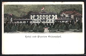 Cartolina Bozen, Hotel und Pension Grieserhof