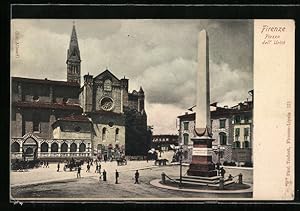 Cartolina Firenze, Piazza dell`Unita