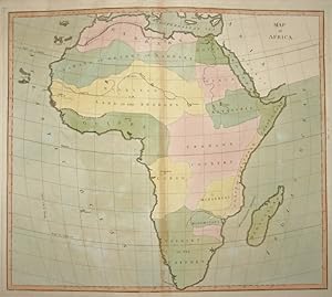 Bild des Verkufers fr Map of Africa. zum Verkauf von Antique Sommer& Sapunaru KG