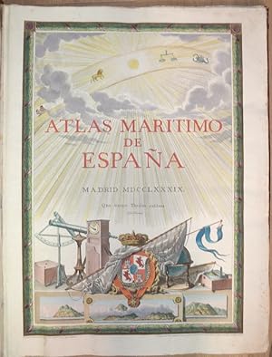 Atlas Maritimo de Espana-Atlas hidrografico de las costas de España en el Mediterraneo