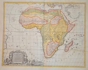 Immagine del venditore per L'Afrique Divisee en ses Empires, Royaumes, et Etats Dressees venduto da Antique Sommer& Sapunaru KG