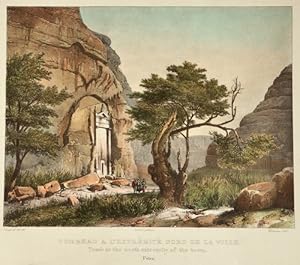 Seller image for Tombeau a l extrmint nord de la ville/ Tomb at the north extremety of the town ( Petra) for sale by Antique Sommer& Sapunaru KG