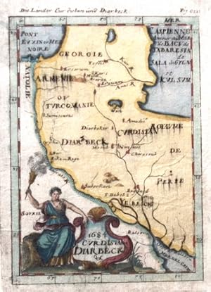 Bild des Verkufers fr Die Lnder Kurdistan und Diarbeck/ 1684 Curdistan, Diarbeck zum Verkauf von Antique Sommer& Sapunaru KG