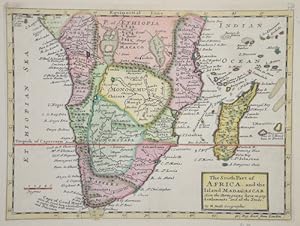 Bild des Verkufers fr The South Part of Africa, and the Island Madagascar. zum Verkauf von Antique Sommer& Sapunaru KG