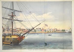 Bild des Verkufers fr View of New York, 1787 zum Verkauf von Antique Sommer& Sapunaru KG