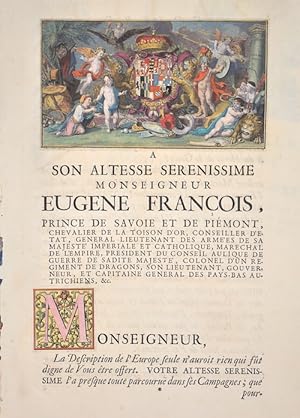 Bild des Verkufers fr a Son altesse Serensissime Monseigneur Eugene Francois,. zum Verkauf von Antique Sommer& Sapunaru KG