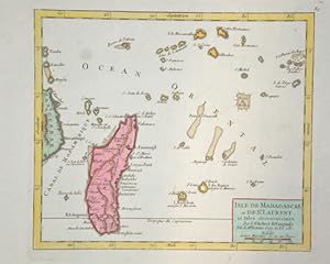 Image du vendeur pour Isle de Madagascar ou de St. Laurent et Isles circonvoisines mis en vente par Antique Sommer& Sapunaru KG