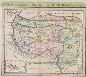Image du vendeur pour A Map of Zaara. Negroe-Land. Guinea mis en vente par Antique Sommer& Sapunaru KG