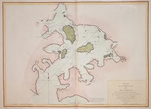 Bild des Verkufers fr Plan de L entre du Porte de Bucarelli sur la cote du nord - ouest de L Amerique zum Verkauf von Antique Sommer& Sapunaru KG