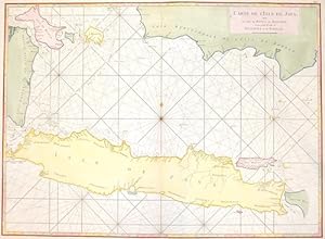 Bild des Verkufers fr Carte de l' Isle de Java zum Verkauf von Antique Sommer& Sapunaru KG