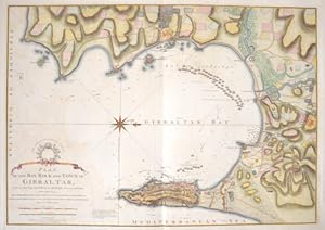 Seller image for Plan of the Bay, Rock and Town of Gibraltar, from an Actual Survey by an Officer who was at Gibraltar from 1769 to 1775. for sale by Antique Sommer& Sapunaru KG