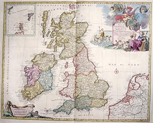 Seller image for Les Isles Britanniques qui contiennent les Royaumes d Angleterre, Escosse, et Irlande. for sale by Antique Sommer& Sapunaru KG