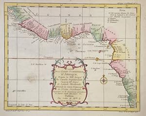 Bild des Verkufers fr Carte De la Coste Occidentale D'Afrique zum Verkauf von Antique Sommer& Sapunaru KG