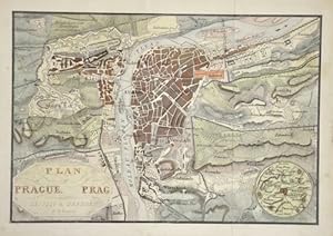 Imagen del vendedor de Plan of Prague / Plan von Prag a la venta por Antique Sommer& Sapunaru KG