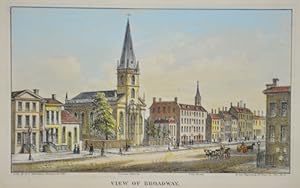 Bild des Verkufers fr View of Broadway zum Verkauf von Antique Sommer& Sapunaru KG