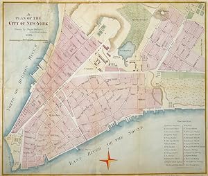 Bild des Verkufers fr A Plan of the City of New-York zum Verkauf von Antique Sommer& Sapunaru KG