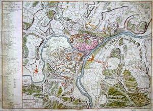 Imagen del vendedor de Plan des Villes Forts et chateaux de Namur a la venta por Antique Sommer& Sapunaru KG