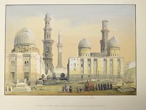 Bild des Verkufers fr Tombs of the Memlooks, Cairo, with an Arab funeral zum Verkauf von Antique Sommer& Sapunaru KG