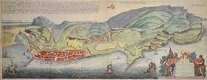 Image du vendeur pour A New and Exact plan of Gibraltar with all its fortifications as they are at present. mis en vente par Antique Sommer& Sapunaru KG