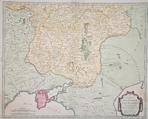 Seller image for Carte de l Empire des Russies en Europe partie meridionale for sale by Antique Sommer& Sapunaru KG
