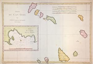 Image du vendeur pour Isles du Cap- Verd. / Plan de la Rade De la Praya mis en vente par Antique Sommer& Sapunaru KG