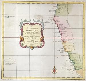 Immagine del venditore per A chart of the wester coast of Africa from the eleventh degree?? venduto da Antique Sommer& Sapunaru KG