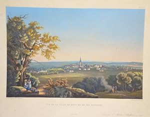 Bild des Verkufers fr Vue de la Ville de Bonn et de ses Environs. zum Verkauf von Antique Sommer& Sapunaru KG