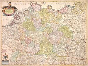 Imagen del vendedor de Carte Generale de Haute et Basse Allemagne et Pays Corconvoisins,. a la venta por Antique Sommer& Sapunaru KG