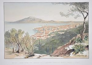 Seller image for No. 15. View from the Castle Hill, looking towards Monte Skop - Zante. for sale by Antique Sommer& Sapunaru KG