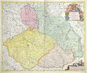 Seller image for Regnum Bohemia, Annexae Provinciae, ut Ducatus Silesia, Marchionatus Moravia, et Lusatia. for sale by Antique Sommer& Sapunaru KG