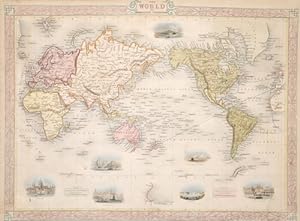 Seller image for The world on Mercators projection for sale by Antique Sommer& Sapunaru KG