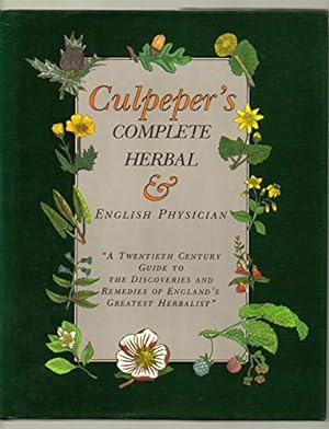 Immagine del venditore per Culpeper's Complete Herbal and English Physician . venduto da WeBuyBooks