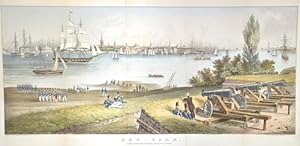 Bild des Verkufers fr New-York. Taken from Fort Columbus, Governors Island. 1816 zum Verkauf von Antique Sommer& Sapunaru KG