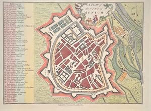 Seller image for A plan of the city of Munich for sale by Antique Sommer& Sapunaru KG