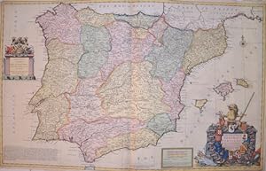 Image du vendeur pour A new and exact map of Spain & Portugal mis en vente par Antique Sommer& Sapunaru KG