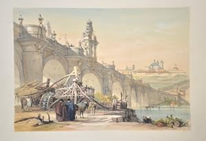 Bild des Verkufers fr Bridge of Toledo Madrid zum Verkauf von Antique Sommer& Sapunaru KG