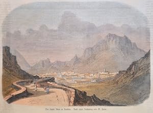 Bild des Verkufers fr Die Stadt Aden in Arabien. Nach einer Zeichnung von W. Heine. zum Verkauf von Antique Sommer& Sapunaru KG