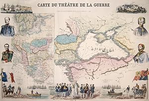 Image du vendeur pour Carte Du Theatre de la Guerre mis en vente par Antique Sommer& Sapunaru KG