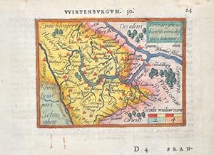 Seller image for Wirtenburgum. 30. / Wirtenbergensis ducatus vera descriptio tubingae edita for sale by Antique Sommer& Sapunaru KG